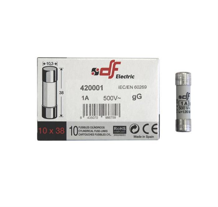 CH SIGURANTA FUZIBILA 10x38 2A 02-107