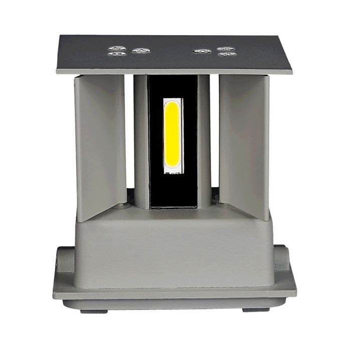 CIL ARH APLICA 3000K 12W 1100 lm PATRATA GRI 2-WAY IP65 VT