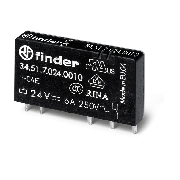FIN RELEU ULTRA-SUBTIRE 12Vcc 6A 345170120010