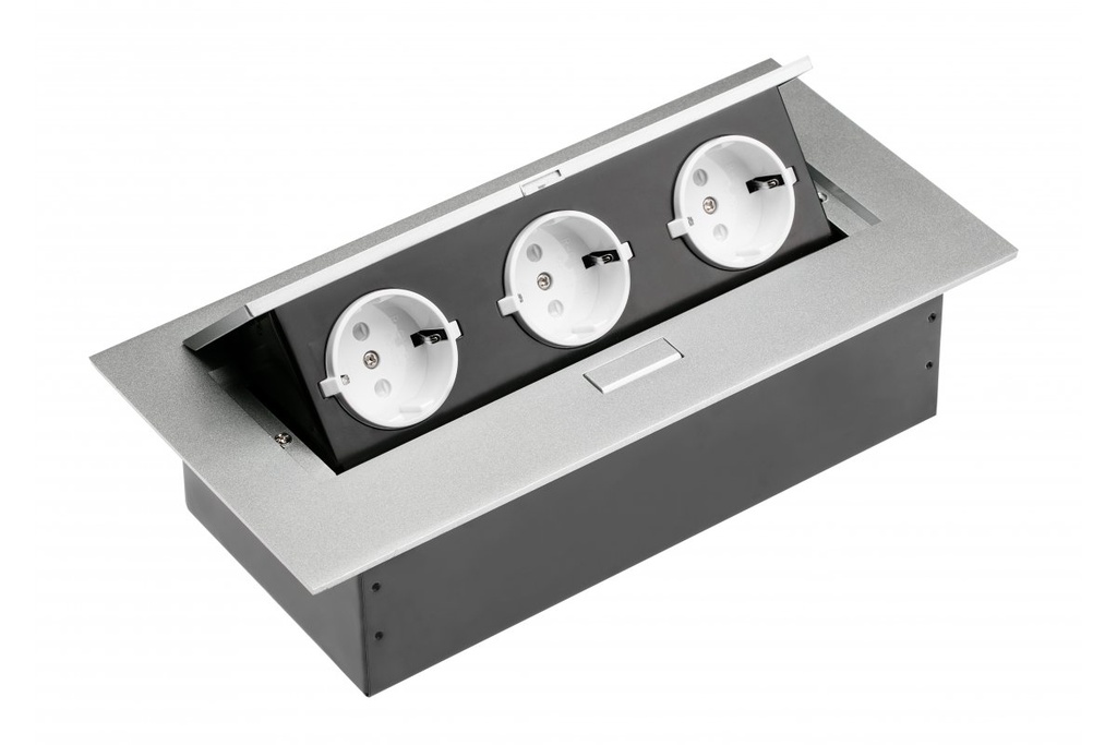 GTV ANSAMBLU BIROU 3 PRIZE SCHUKO AE-PB03GS-53