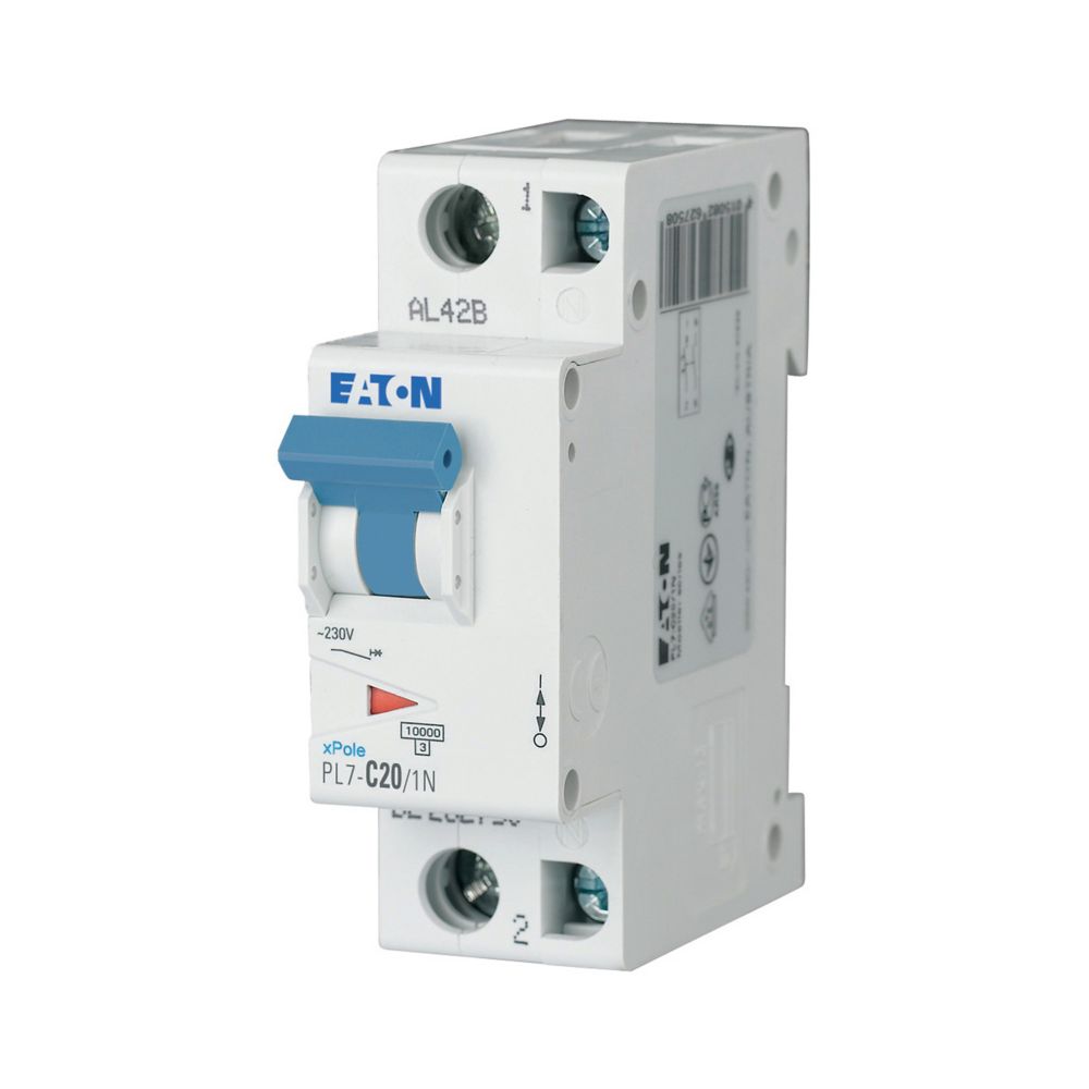 EATON 1P+N 20A C 10kA PL7-C20/1N 262750