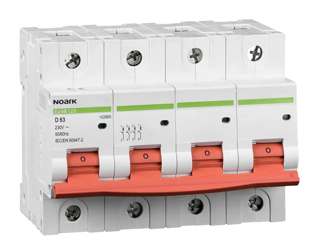 NOARK 4P 25A C 25kA Ex9B125 102846