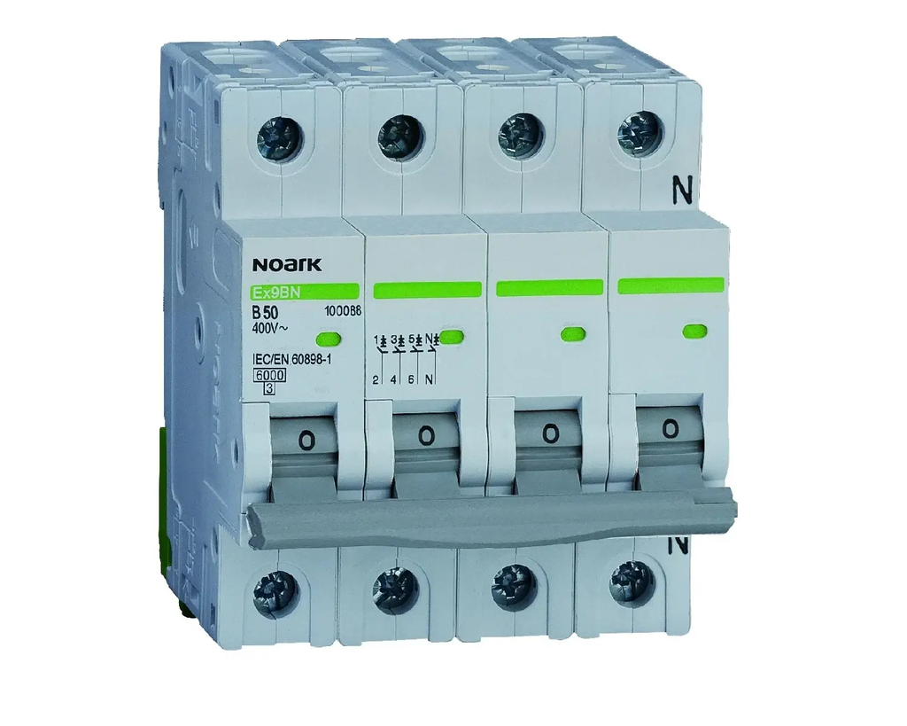 NOARK 4P 50A C 6kA Ex9BN (3PN) 100163