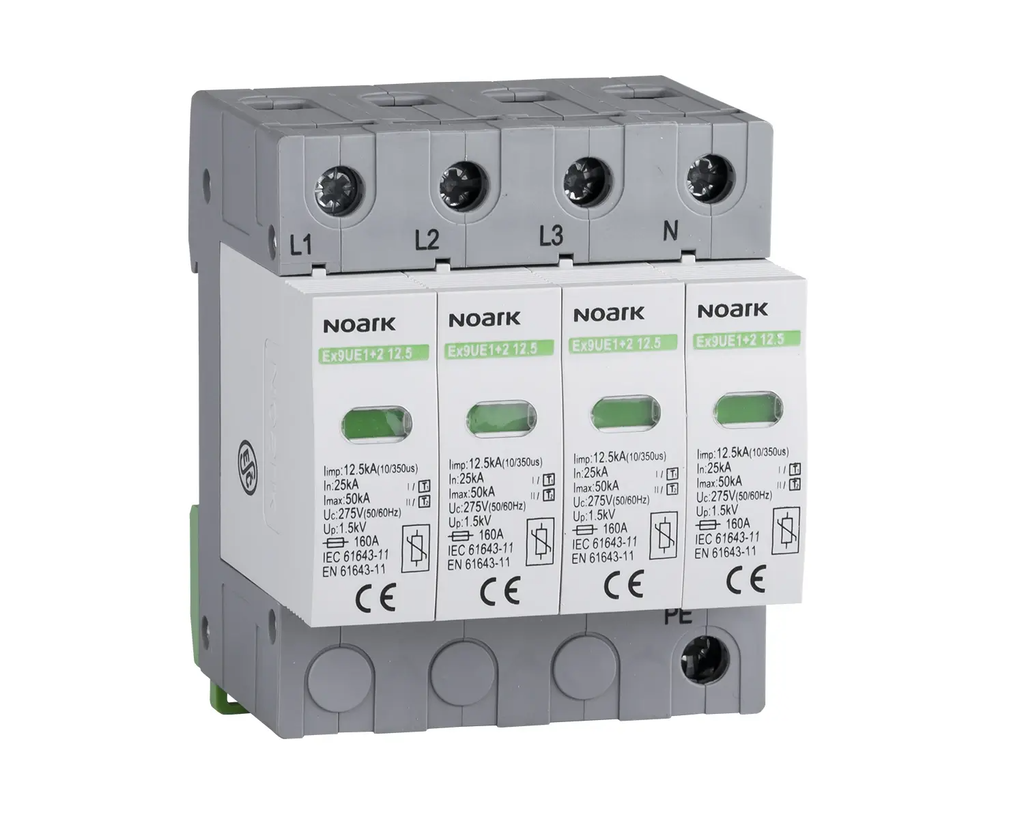 NOARK DESCARCATOR 4P CL.1+2 12.5KA UC 275VAC 103342