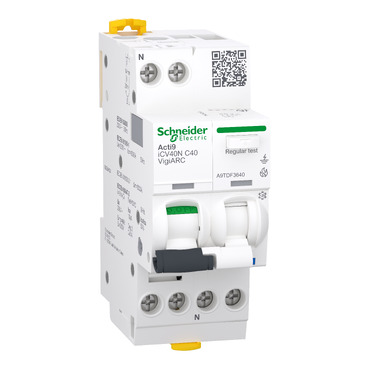 SCH AFDD 1P+N 40A C  MCB+VigiARC 30mA-ASI A9TDF3640