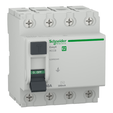 SCHE INTR DIF. 4P 40A 300mA Tip AC Easy9 EZ9R62440