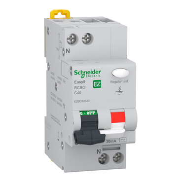 SCHE VIGI 1P+N 40A C 4.5kA 30mA Tip AC Easy9 EZ9D32640
