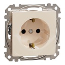 SEDNA DESIGN BEJ PRIZA 2P+E CU OBTURATOARE SDD112021