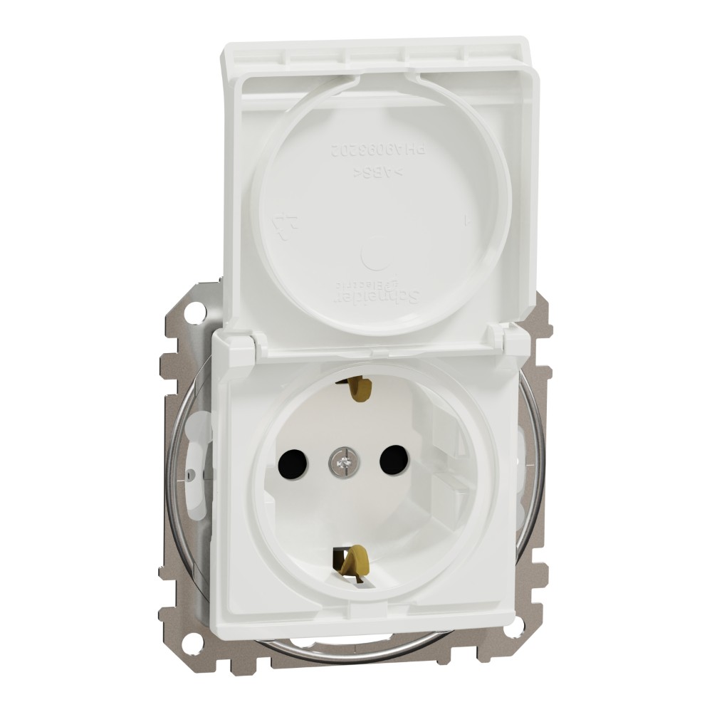 SEDNA DESIGN PRIZA 2P+E IP44 OBT+CAPAC ALB SDD211023
