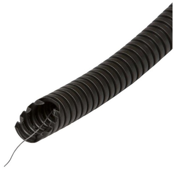 TUB RIFLAT 20 cu SARMA 750N NEGRU (UV) 100M/COLAC 31-21107-020