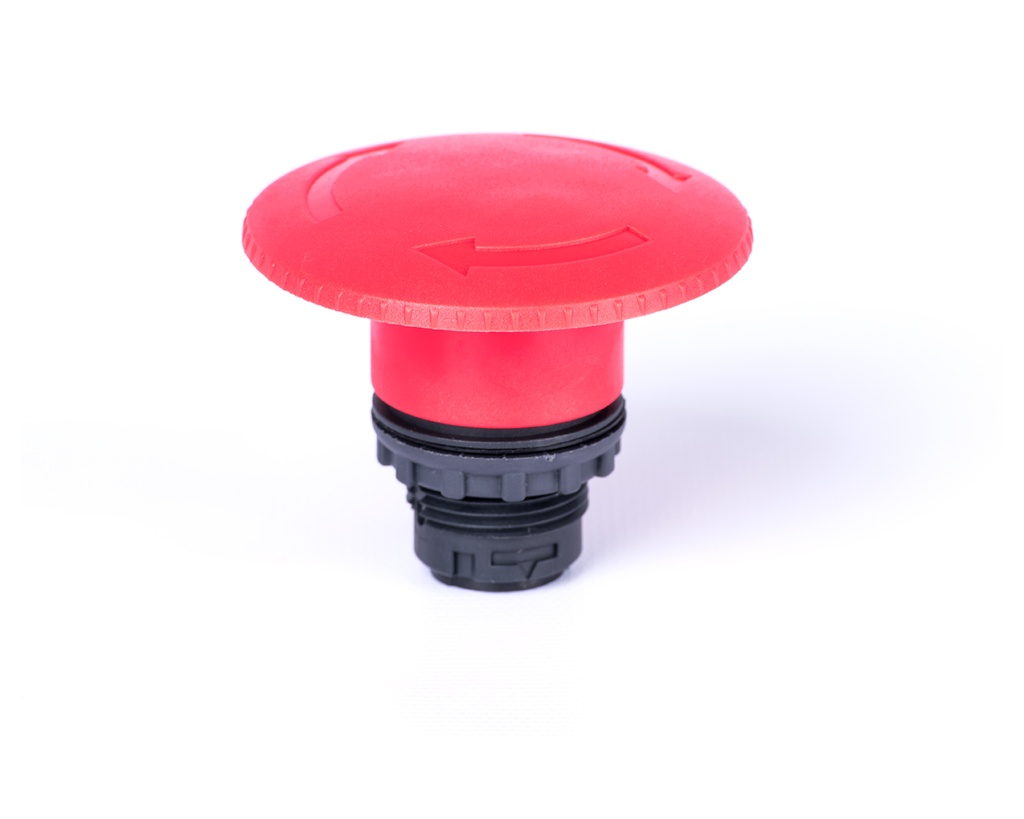 NOARK BUTON CIPERCA ROSU FI60MM , CU RETINERE 105657