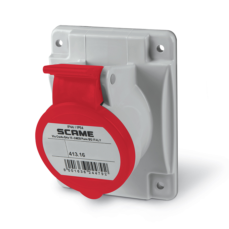 SCAME PRIZA INCASTRATA 380V 16A IP44 413.1667