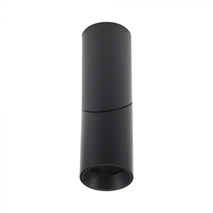 CIL INTERIOR PLAFONIERA 1xGU10 ROTUNDA DxH:59.5x197mm NEAGRA VT