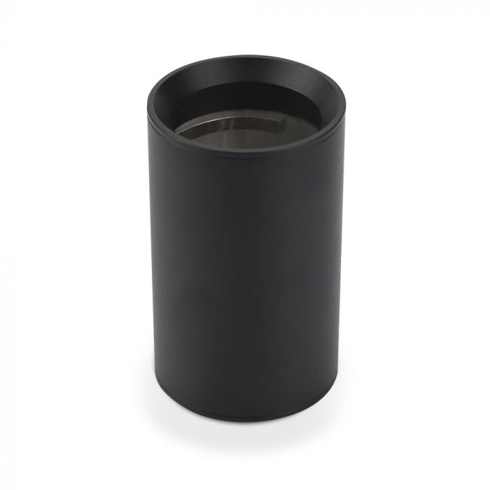 CIL INTERIOR PLAFONIERA 1xGU10 ROTUNDA DxH:60x100mm NEAGRA VT