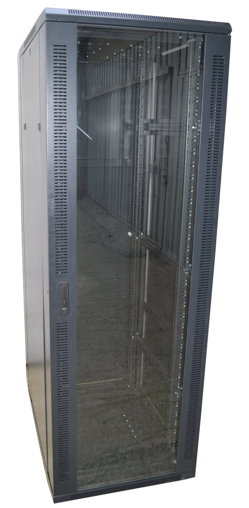 VDI RACK 42U/600x1000 ECHIPAT CU 4 VENTILATOARE 220V 19'' H=197cm