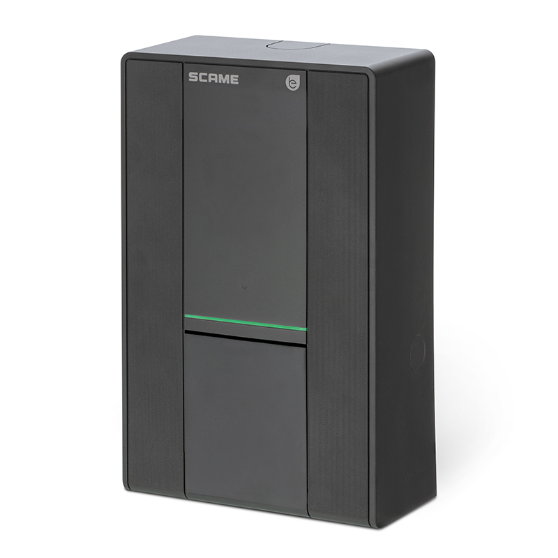 SCAME STATIE INCARCARE WALLBOX T2 22kW 32A 400V 3P+N+E IP55 IK10 APP 205.W119-D