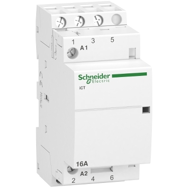 SCH CONTACTOR 16A 3P NO 220V ICT A9C22813