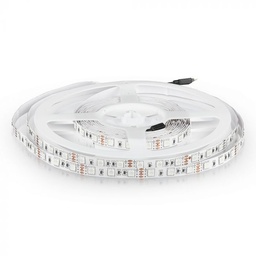 [2120 VT-5050] LED BANDA 12V IP20 RGB 9.6W 1000 lm/m (5ml/rola)