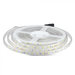 [212562 VT-5050-60] LED BANDA 24V IP65 3000K 9W 830 lm/m (5ml/rola)
