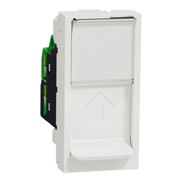 [NU341618] NEW UNICA 1M PRIZA RJ45, CAT6 STP ALB NU341618
