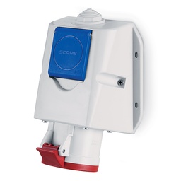 [513.1657-DN] SCAME PRIZA COMBINATA 16A 5P +SCHUKO 230V