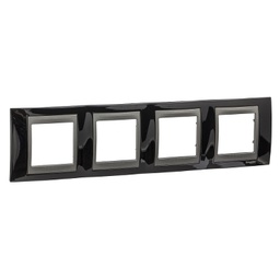 [MGU66.008.293] SCHUMG RAMA CVADRUPLA ORIZ NEGRU RODIUM GR MGU66.008.293