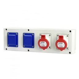 [632.RO0016] SCAME ORGANIZARE SANTIER 2xSCHUKO 5P 2x16A 5P 632.RO0016