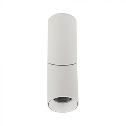 [8946 VT-804-W] CIL INTERIOR PLAFONIERA 1xGU10 ROTUNDA DxH:59.5x197mm ALBA VT