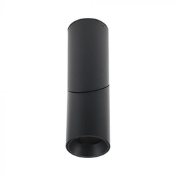[8947 VT-804] CIL INTERIOR PLAFONIERA 1xGU10 ROTUNDA DxH:59.5x197mm NEAGRA VT