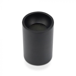 [8945 VT-802] CIL INTERIOR PLAFONIERA 1xGU10 ROTUNDA DxH:70x107mm NEAGRA VT