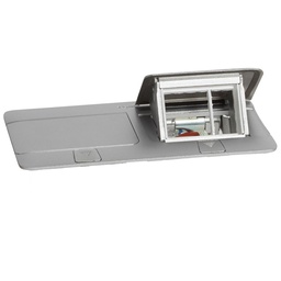[054012] DOZE POP-UP NEECHIPATE 2 x 3 MODULE FINISAJ ALUMINIU MAT 054012 LEGRAND