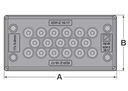 PLACA TRECERE 30 CABLURI D 3-20 mm | IP65, rezistenta UV