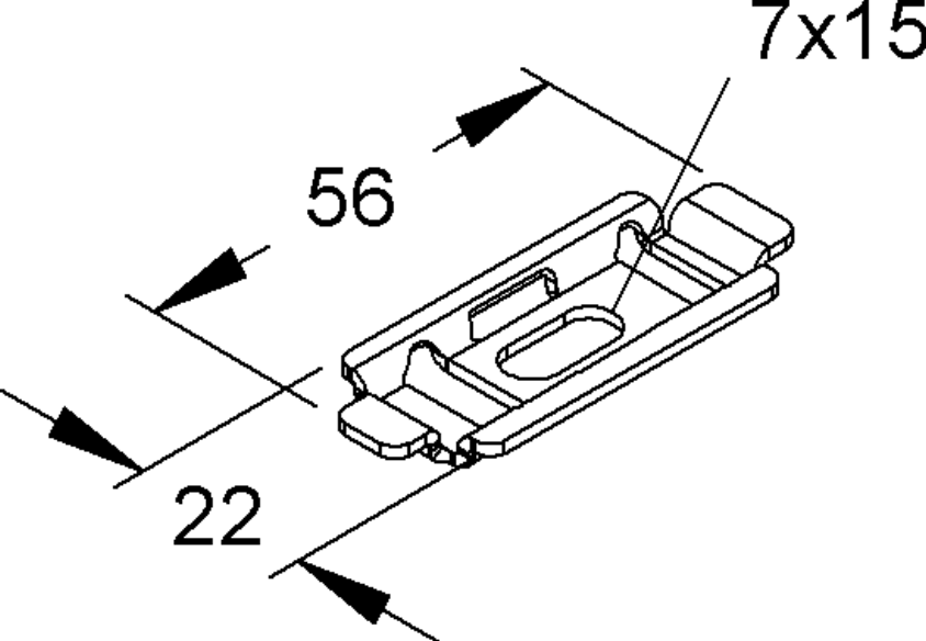 NIEDAX PLACA DE MONTARE A TAVII CU PLASA DE CABLU GRBP6F