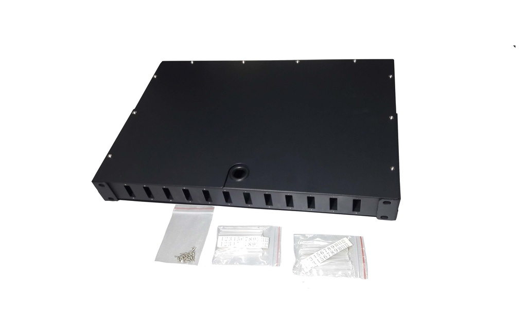 FO PATCH PANEL ODF 12 FIBRE RACKABIL 1U SIMPLEX ECHIPAT SC/PC