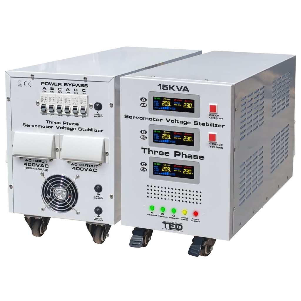 STABILIZATOR DE TENSIUNE_15kVA 380V TED