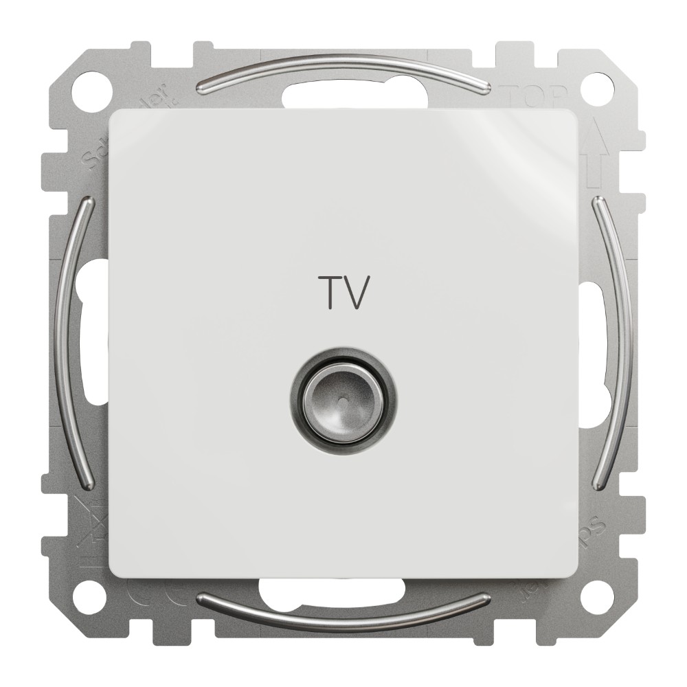 SEDNA DESIGN PRIZA TV INTERMEDIAR 7DB ALB SDD111474