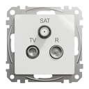 SEDNA DESIGN PRIZA TV INTERMEDIARA 7DB ALB SDD111484