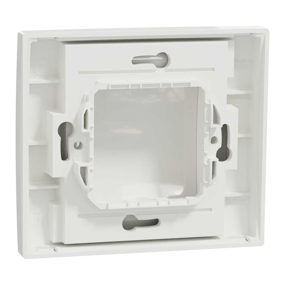 NEW UNICA PLACA+SUPORT 2 MODULE IP44 ALB NU044218