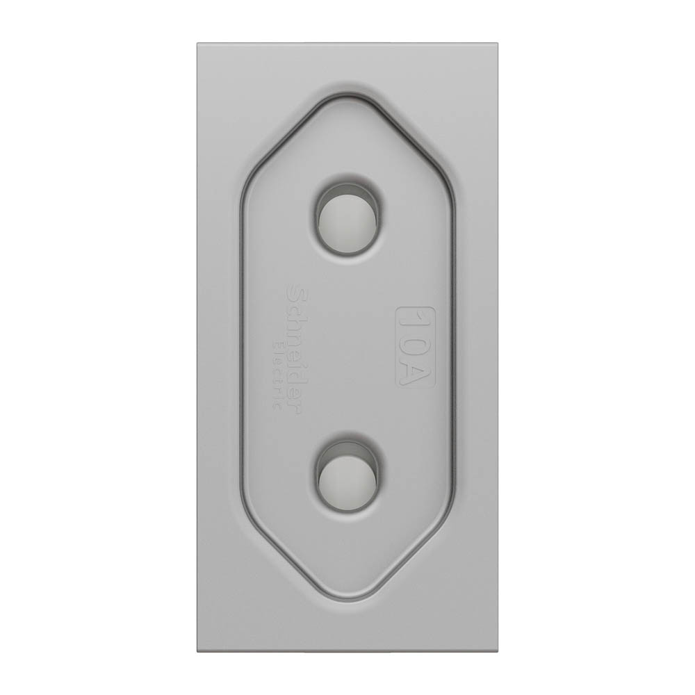 NEW UNICA PRIZA 2P 10A 1M ALUMINIU NU303130