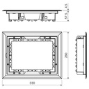 KOPOS DOZA PARDOSEALA CADRU KOPOBOX80LB