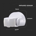 SENZOR PREZENTA 180gr IP65 1200W ALB VT