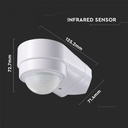 SENZOR PREZENTA 240gr IP65 1200W MONTAJ COLT