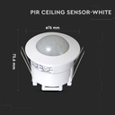 SENZOR PREZENTA ST 360gr ALB 1200W
