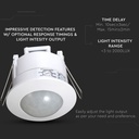 SENZOR PREZENTA ST 360gr ALB 1200W