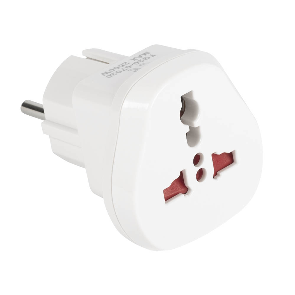 ADAPTOR  UNIVERSAL CALATORII 230V 13A SCHUKO GTV