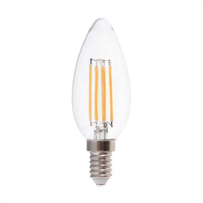 BEC LED FILAMENT E14 4000K 6W LUMANARE CLAR VT