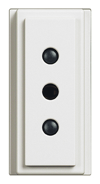 BTC LIVING NOW 1M PRIZA PLATA 2P+E 10A ALB KW4113