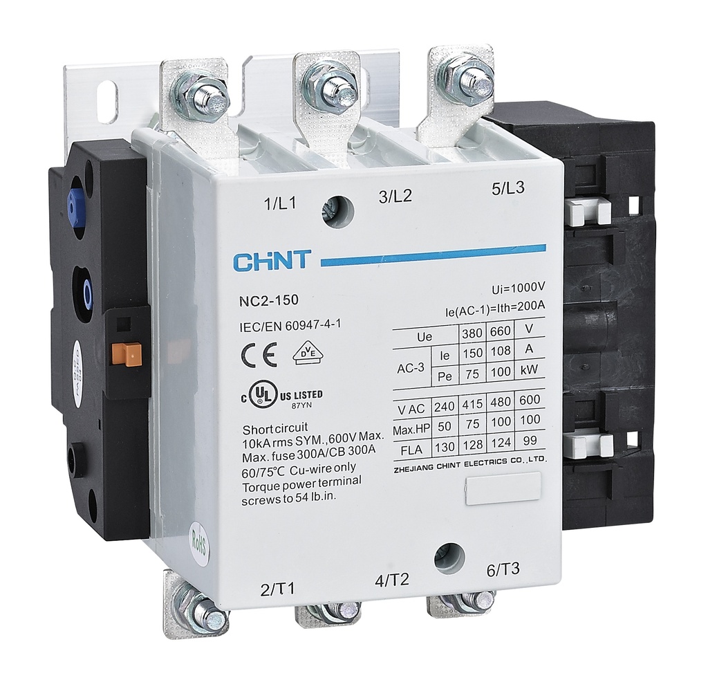 CH CONTACTOR 115A 3P 220V c.a. NC2-115/FF220