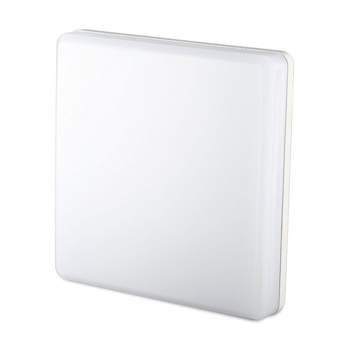 CIL PLAFONIERA IP44 4000K 25W 2500 lm PATRATA D:300x300x50mm ALBA