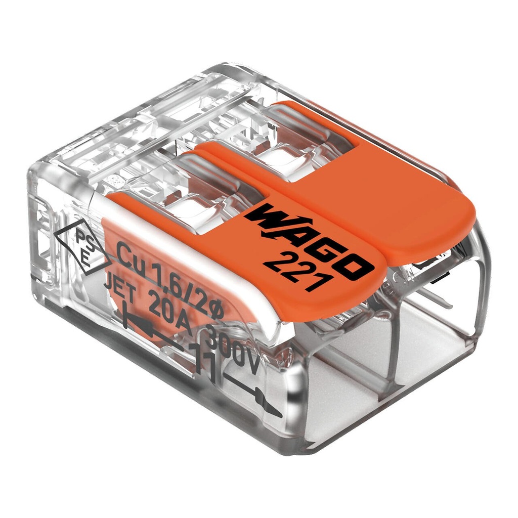 CLEMA INFIGERE PT. MYF - 2 G. (1.5-4) WAGO 221-412